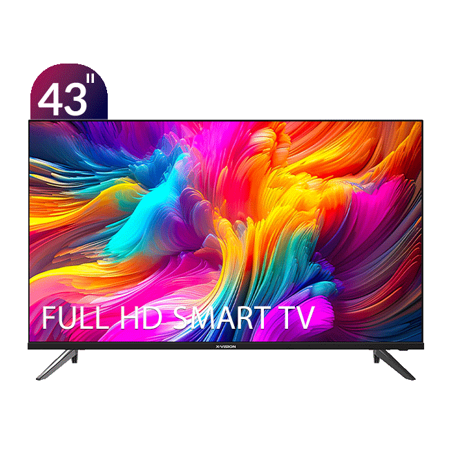 تلویزیون 43 اینچ هوشمند ایکس ویژن مدل XC775
