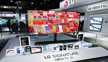 جایزه “بهترین بهترین‌ها” در CES 2017 برای تلویزیون W7 کاغذ دیواری ال‌جی