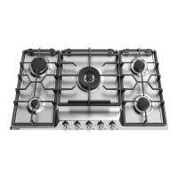 اجاق گاز صفحه ای آلتون 5 شعله مدل S517N