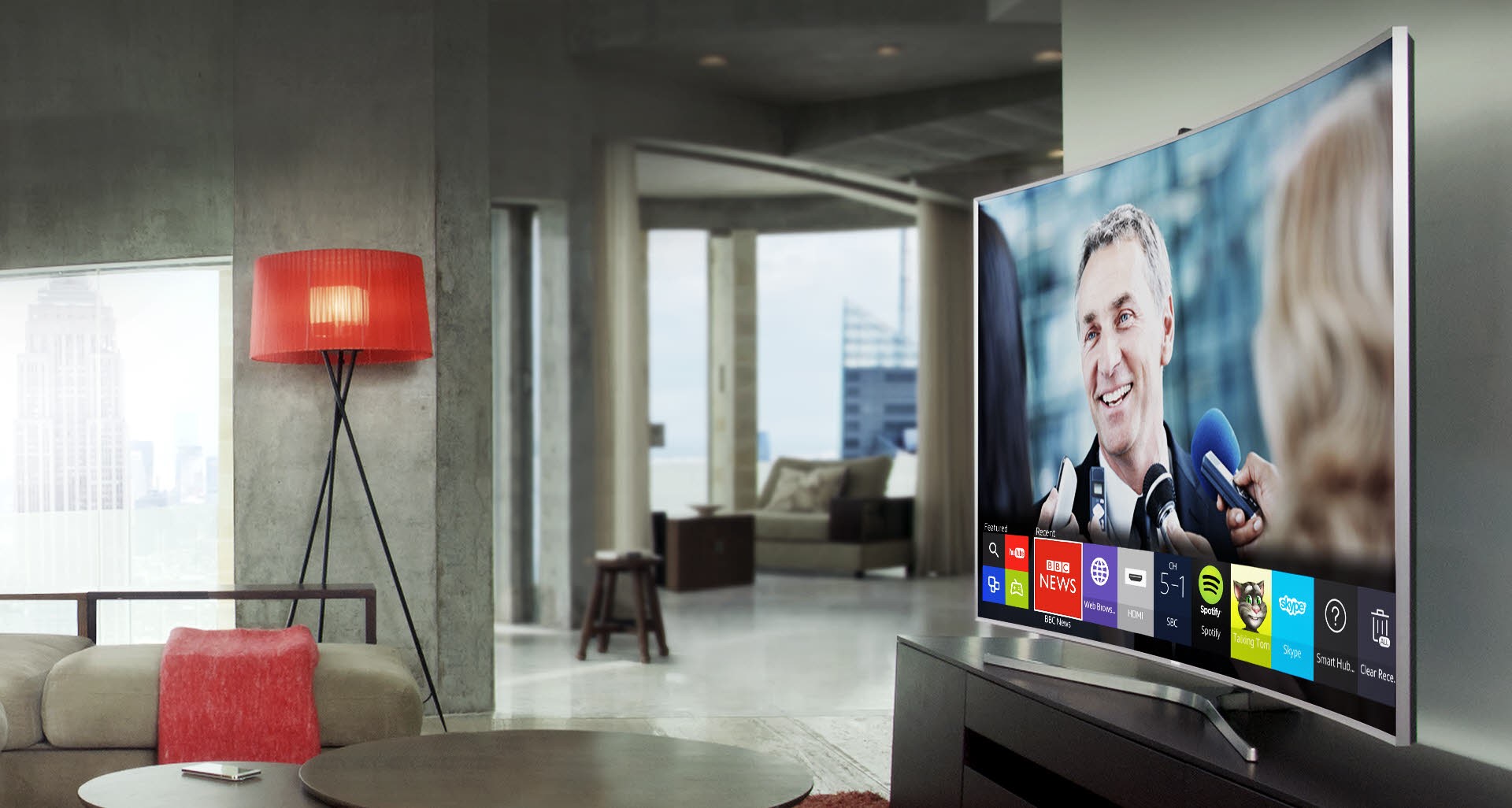 تلویزیون سامسونگ 48JC6960 Curved Smart LED TV - 48 Inch